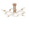 IDEAL LUX Κρεμαστό Φωτιστικό TRIUMPH 8xE27 Χρυσού Χρώματος – 160313