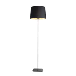 IDEAL LUX Φωτιστικό Δαπέδου NORDIK 1xE27 Μαύρου Χρώματος – 161716