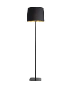 IDEAL LUX Φωτιστικό Δαπέδου NORDIK 1xE27 Μαύρου Χρώματος – 161716