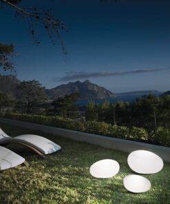 IDEAL LUX Φωτιστικό Δαπέδου Κήπου SASSO 1xG9 ΙP44 Λευκού Χρώματος – 161754