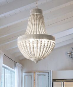 IDEAL LUX Κρεμαστό Φωτιστικό MONET 5xE14 Λευκού Χρώματος – 162737
