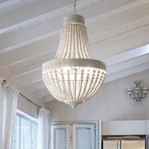 IDEAL LUX Κρεμαστό Φωτιστικό MONET 5xE14 Λευκού Χρώματος – 162737