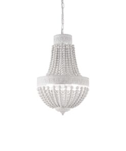 IDEAL LUX Κρεμαστό Φωτιστικό MONET 5xE14 Λευκού Χρώματος – 162737