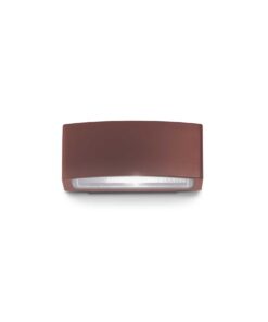 IDEAL LUX Απλίκα Τοίχου ANDROMEDA 1xE27 IP55 Καφέ Χρώματος – 163536