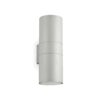 IDEAL LUX Επιτοίχιο Φωτιστικό GUN 2xE27 IP54 Γκρι Χρώματος – 163604