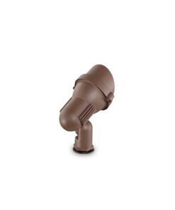 IDEAL LUX Προβολέας Κήπου TERRA 1xGU10 IP65 Καφέ Χρώματος – 163727