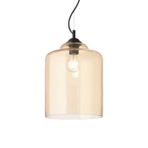 IDEAL LUX Κρεμαστό Φωτιστικό BISTRO 1xE27 Μπεζ Χρώματος – 163789