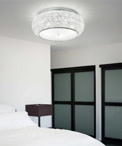 IDEAL LUX Φωτιστικό Οροφής PASHA 10xE14 Χρωμίου – 100746
