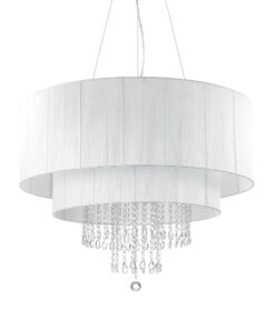IDEAL LUX Κρεμαστό Φωτιστικό OPERA 10xE27 Λευκού Χρώματος – 165011