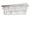 IDEAL LUX Φωτιστικό Οροφής MARTINEZ 8xE14 Χρωμίου- 166285