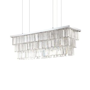 IDEAL LUX Κρεμαστό Φωτιστικό MARTINEZ 8xE14 Χρωμίου – 166360