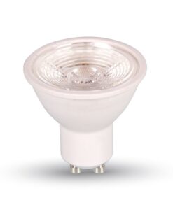 Λάμπα LED Spot GU10 SMD 7W Ψυχρό λευκό 6000K Λευκό σώμα Dimmable V-TAC – 1668