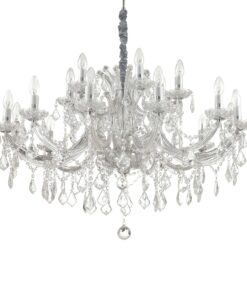 IDEAL LUX Κρεμαστό Φωτιστικό NAPOLEON 18xE14 Χρώμιο – 167268