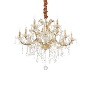 IDEAL LUX Κρεμαστό Φωτιστικό NEGRESCO 12xE14 Κρύσταλλο – 141053