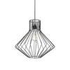 IDEAL LUX Κρεμαστό Φωτιστικό AMPOLLA-4 1xE27 Μαύρου Χρώματος – 167497
