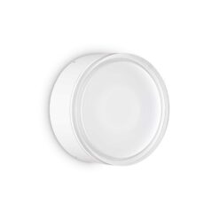 IDEAL LUX Επιτοίχιο Φωτιστικό URANO 1xGX53 IP44 Λευκού Χρώματος – 168050