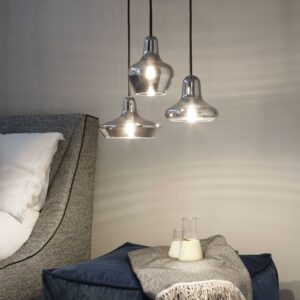 IDEAL LUX Κρεμαστό Φωτιστικό LIDO-3 1xG9 Γκρι Χρώματος – 168364
