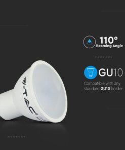 LED SPOT Λάμπα GU10 4.5W V-TAC Θερμό 3000K – 211685