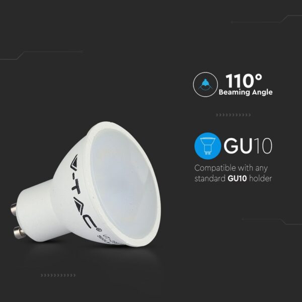LED SPOT Λάμπα GU10 4.5W V-TAC Θερμό 3000K – 211685
