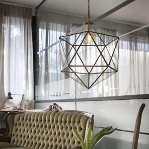 IDEAL LUX Κρεμαστό Φωτιστικό DECA 1xE27 Χρυσού Χρώματος – 168852