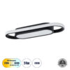 GloboStar® IGOR 61216 Φωτιστικό Οροφής Linear Design LED CCT 24W 2880lm 210° AC 220-240V – Εναλλαγή Φωτισμού μέσω Διακόπτη On/Off All In One Ψυχρό 6000k+Φυσικό 4500k+Θερμό 2700k Μ41 x Π13 x Υ4.5cm – Μαύρο – 3 Years Warranty