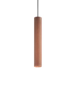 IDEAL LUX Κρεμαστό Φωτιστικό LOOK 1xGU10 Καφέ Χρώματος – 170589