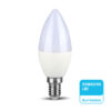 LED Λάμπα E14 5.5W Κεράκι Dimmable V-TAC PRO Samsung Chip 470lm Φυσικό Λευκό 4000K  – 2120186