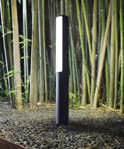 IDEAL LUX Φωτιστικό Κολωνάκι Κήπου ETERE LED 9.5W 4000K IP44 Μαύρου Χρώματος – 322278