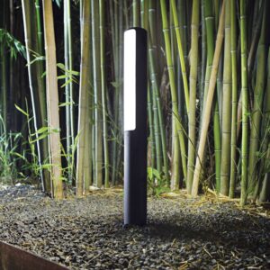 IDEAL LUX Φωτιστικό Κολωνάκι Κήπου ETERE LED 9.5W 4000K IP44 Μαύρου Χρώματος – 322278