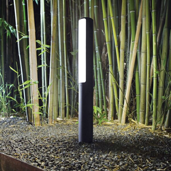 IDEAL LUX Φωτιστικό Κολωνάκι Κήπου ETERE LED 9.5W 4000K IP44 Μαύρου Χρώματος – 322278