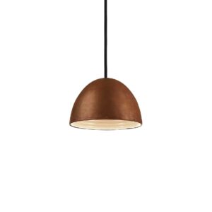 IDEAL LUX Κρεμαστό Φωτιστικό FOLK 1xE27 Καφέ Χρώματος – 174204