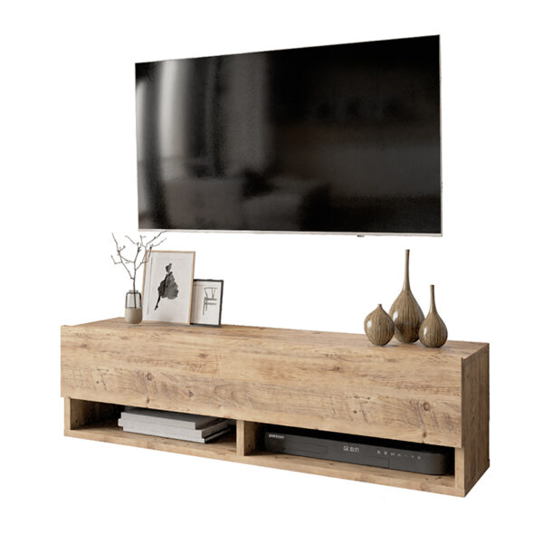 Roscoe pakoworld wall TV unit in color oak 100×31,5×29,5cm 176-000007