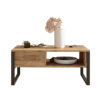 Coffee table Honora pakoworld color black-oak 100x60x44,5cm 176-000009