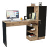 Kary pakoworld desk with shelf color black-oak 152,5x40x120cm 176-000019