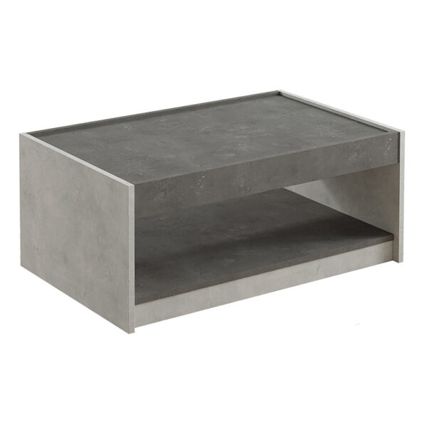 Coffee table Surprise pakoworld anthracite antique-grey antique color 93.5x60x40cm 176-000104