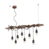 IDEAL LUX Κρεμαστό Φωτιστικό ELECTRIC 8xE27 Μαύρο Χρώμα – 176369