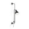IDEAL LUX Φωτιστικό Τοίχου SHOWER 1xE27 Μαύρου Χρώματος – 179643