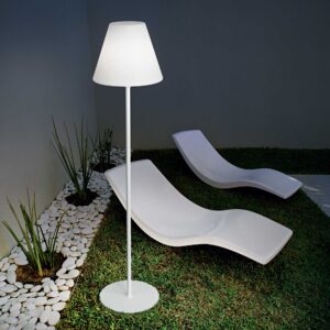 IDEAL LUX Φωτιστικό Δαπέδου Βεράντας ITACA 1xE27 IP44 Λευκού Χρώματος – 180953