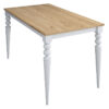 Dining table Rosette pakoworld natural-white 120x70x73.8cm 182-000057