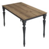 Dining table Rosette pakoworld walnut-anthracite 120x70x73.8cm 182-000058