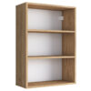 Wall shelf unit Goldie pakoworld natural-white 60x25x87cm 182-000064