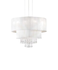 IDEAL LUX Κρεμαστό Φωτιστικό OPERA 4xE27 Λευκού Χρώματος – 182179