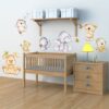 Cute Animals αυτοκόλλητα τοίχου XL Ango – 18304