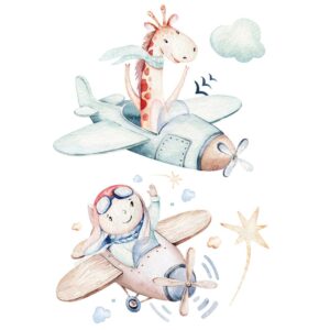 Airplanes αυτοκόλλητα τοίχου XL Ango – 18313