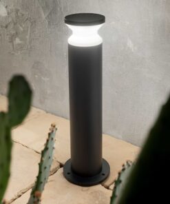 IDEAL LUX Φωτιστικό Δαπέδου Κήπου TORRE 1xE27 IP44 Μαύρου Χρώματος – 186955
