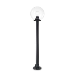 IDEAL LUX Φωτιστικό Δαπέδου Κήπου CLASSIC GLOBE 1xE27 IP55 1.3m Μαύρου Χρώματος – 187532