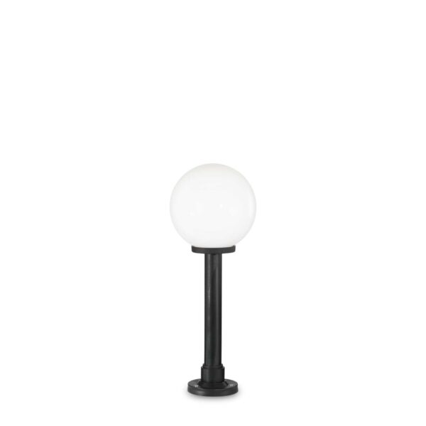 IDEAL LUX Κολωνάκι Κήπου CLASSIC GLOBE 1xE27 IP55 0,82m Λευκού Χρώματος - 187549