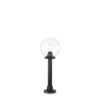 IDEAL LUX Κολωνάκι Κήπου CLASSIC GLOBE 1xE27 IP55 0.82m Μαύρου Χρώματος – 187556