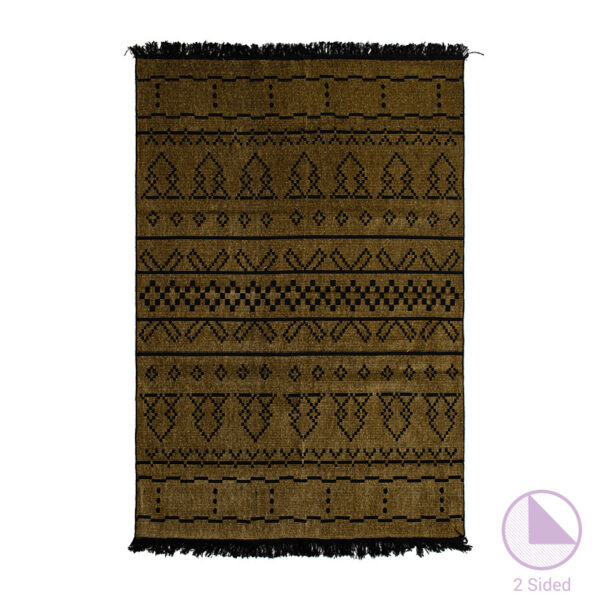 Carpet PWC-0049 pakoworld brown-black 180x120cm 188-000016