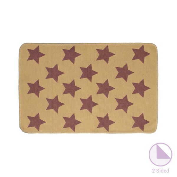 Bath mat PWC-0088 pakoworld beige-purple 80x50cm 188-000092